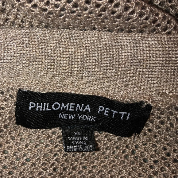 PHILOMENA Petti New York XL fish net knit cardigan - Picture 5 of 7